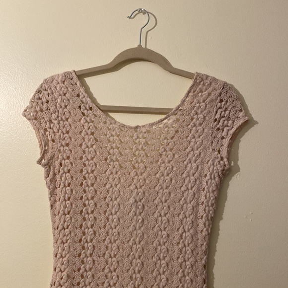 Free People Body icon beautiful cream mini dress . Size S - Picture 3 of 13